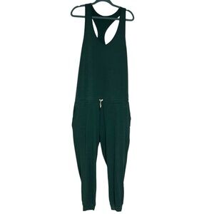Vuori Forest Green Sleeveless Jumpsuit